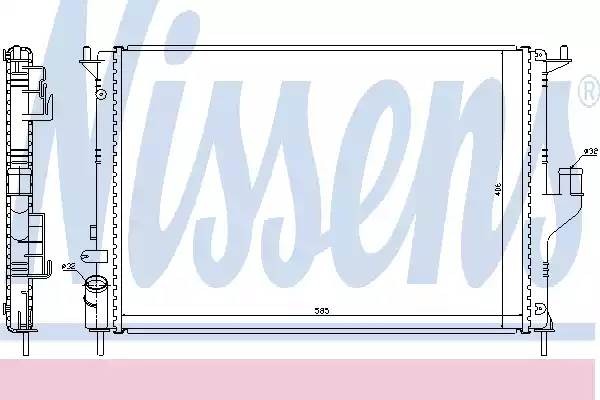 Радиатор охлаждения RENAULT LOGAN Nissens 637612