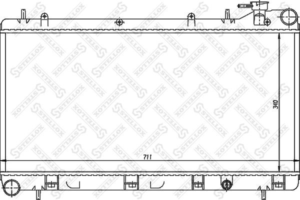 Радиатор охлаждения SUBARU Impreza Stellox 10-26263-SX