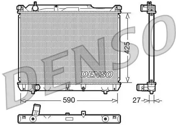 Радиатор охлаждения SUZUKI GRAND VITARA Denso DRM47019