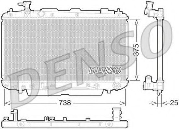 Радиатор охлаждения TOYOTA RAV 4 Denso DRM50065