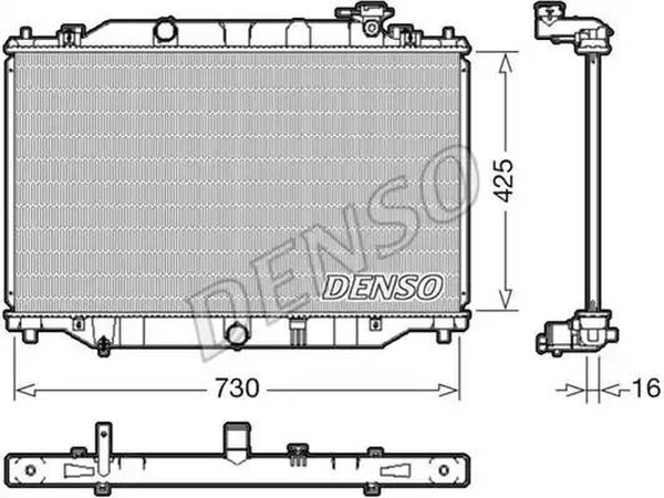 Радиатор охлаждения MAZDA CX-5 Denso DRM44039