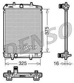 Радиатор охлаждения TOYOTA Aygo Denso DRM50040