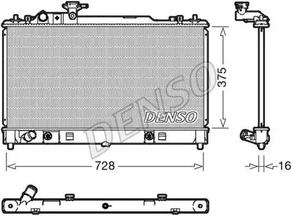 Радиатор охлаждения MAZDA 6 Denso DRM44029