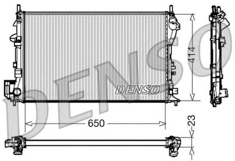 Радиатор охлаждения OPEL Signum Denso DRM20028