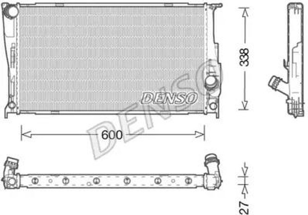 Радиатор охлаждения BMW 3 Denso DRM05003