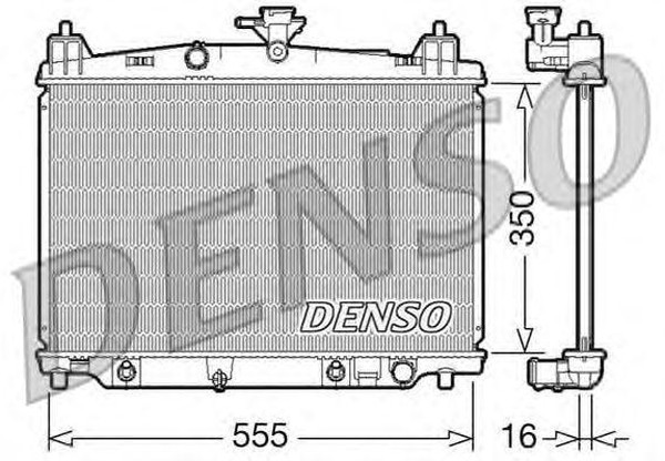 Радиатор охлаждения MAZDA 2 Denso DRM44018