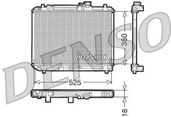 Радиатор охлаждения SUZUKI BALENO Denso DRM47001