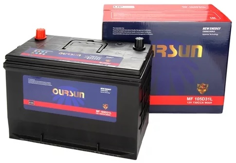 Аккумуляторная батарея SMF OURSUN MF 105D31L (12В, 90А/ч)