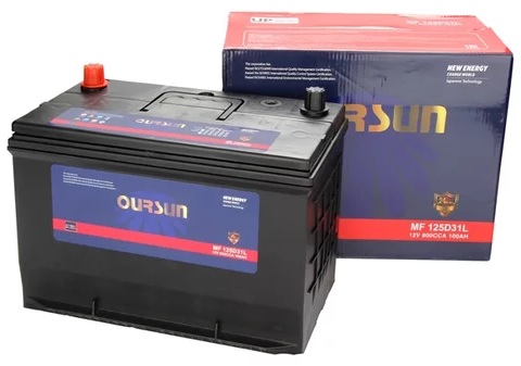 Аккумуляторная батарея SMF OURSUN MF 125D31L (12В, 100А/ч)