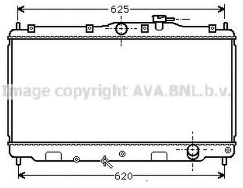 Радиатор охлаждения Honda Accord AVA HD 2010