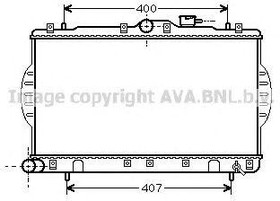 Радиатор охлаждения HYUNDAI Accent AVA HYA2047