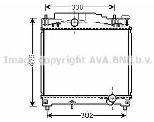 Радиатор охлаждения TOYOTA IQ AVA TOA2502