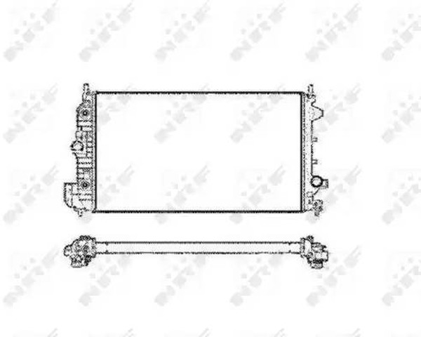 Радиатор охлаждения FIAT Croma Nrf 58205