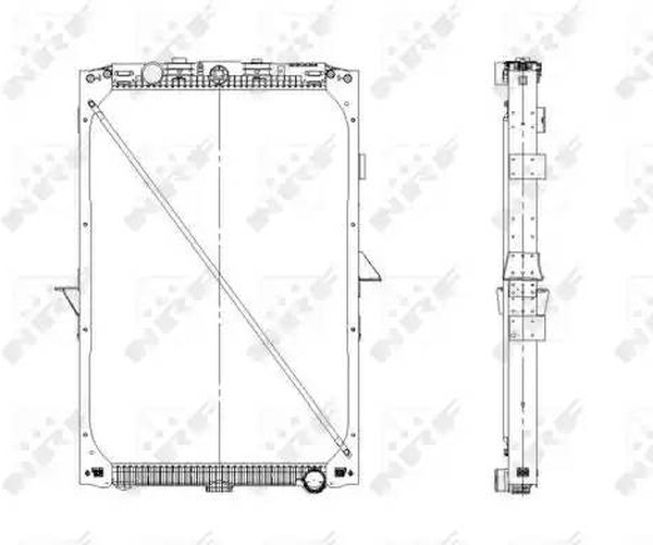 Радиатор охлаждения DAF XF105 Nrf 519559