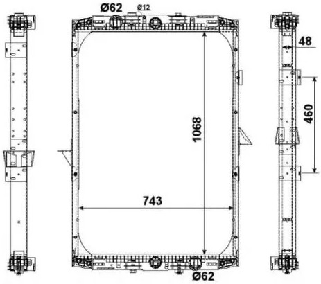 Радиатор охлаждения Nrf 509541