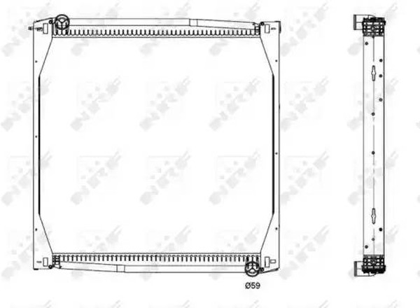 Радиатор охлаждения Nrf 519587