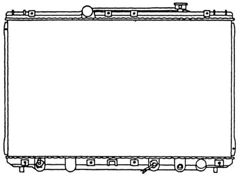 Радиатор охлаждения TOYOTA Camry Nrf 516721