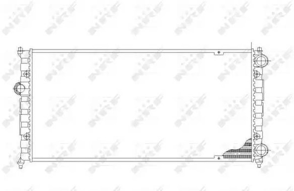 Радиатор охлаждения SEAT Cordoba Nrf 54687