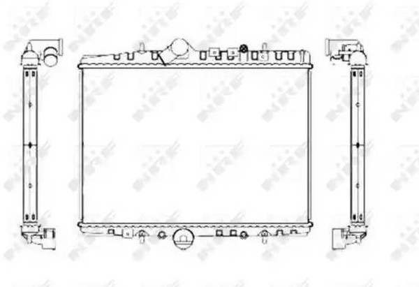 Радиатор охлаждения CITROEN C5 Nrf 55346