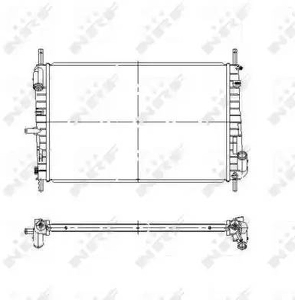 Радиатор охлаждения FORD Mondeo Nrf 509641