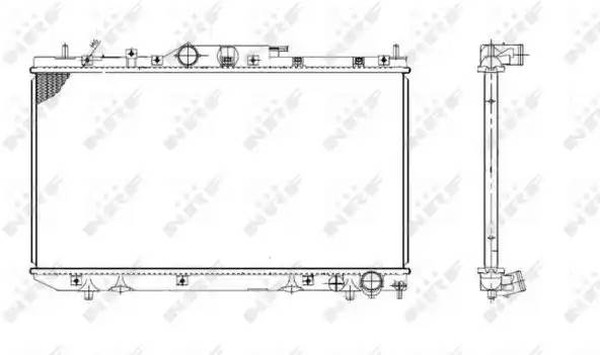 Радиатор охлаждения TOYOTA Avensis Nrf 53420