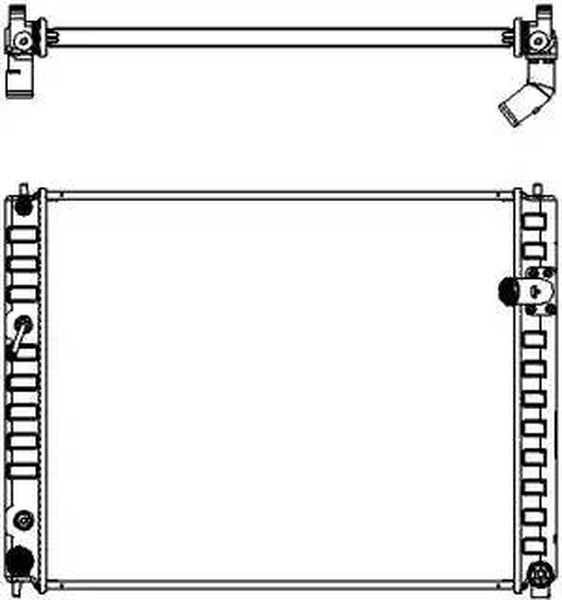 Радиатор охлаждения INFINITI FX50 Sakura 3251-8501