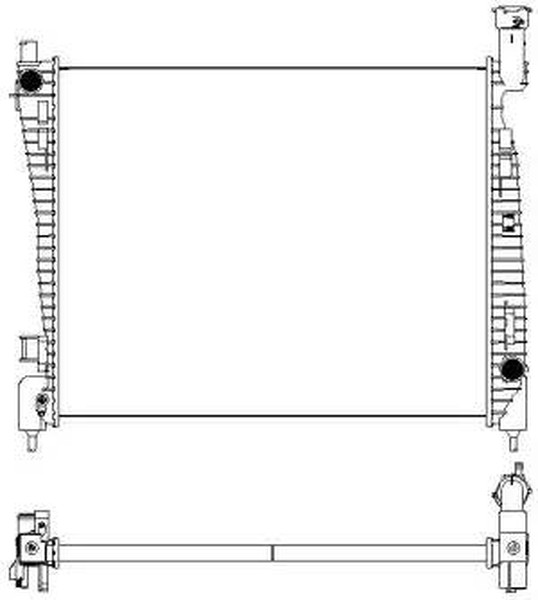 Радиатор охлаждения JEEP Grand Cherokee Sakura 3131-8508