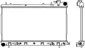 Радиатор охлаждения SUBARU Forester Sakura 3421-8502