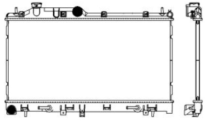 Радиатор охлаждения Sakura 3421-1023