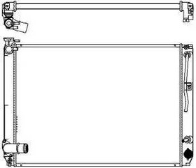 Радиатор охлаждения TOYOTA Harrier Sakura 3271-8501