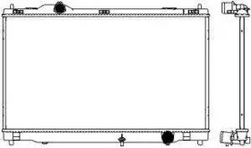 Радиатор охлаждения TOYOTA Mark X Sakura 3271-8504