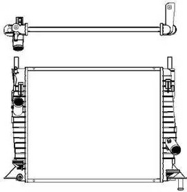 Радиатор охлаждения FORD Focus Sakura 3161-1010