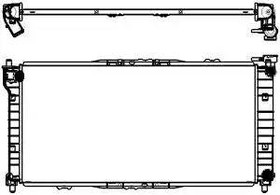 Радиатор охлаждения MAZDA 626 Sakura 3301-1023