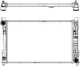 Радиатор охлаждения MERCEDES C-CLASS Sakura 3311-1001