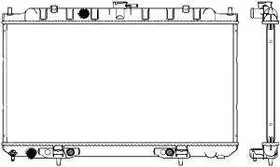 Радиатор охлаждения NISSAN Almera Sakura 3341-1014