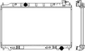 Радиатор охлаждения NISSAN Teana Sakura 3341-1069