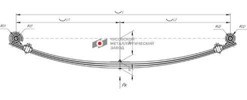 Рессора УАЗ ЧМЗ 3163-2912010-02