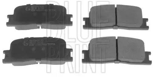 Колодки тормозные, дисковые TOYOTA CAMRY Blue Print ADT342129