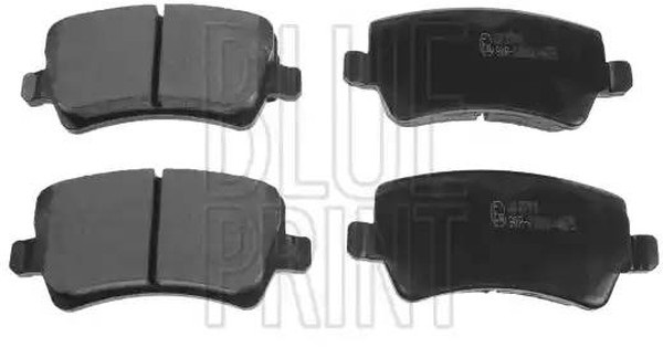 Колодки тормозные, дисковые FORD Galaxy Blue Print ADF124202