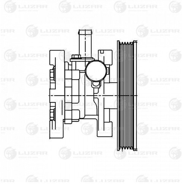 Насос ГУР Mitsubishi Lancer Luzar LPS 1101