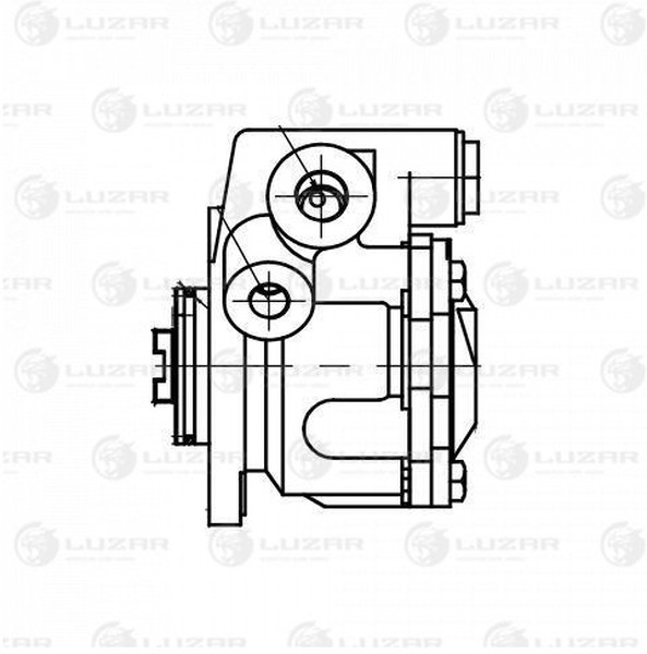 Насос ГУР Камаз Luzar LPS 0703