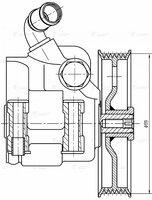 Насос ГУР Ford Focus Luzar LPS 1018