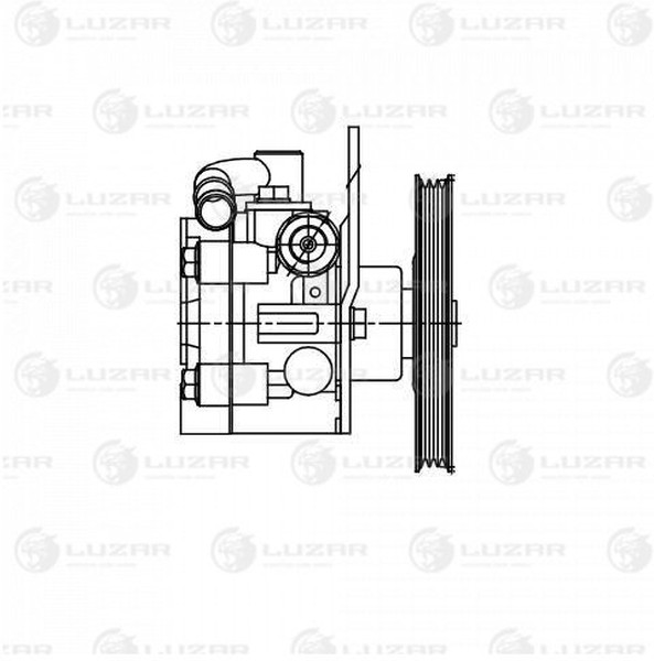 Насос ГУР Nissan Almera Classic Luzar LPS 1401