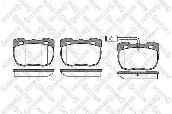 Колодки тормозные, дисковые Land Rover Discovery Stellox 278 011-SX