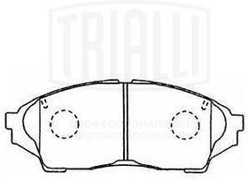 Колодки тормозные, дисковые Toyota Crown Trialli PF 4341