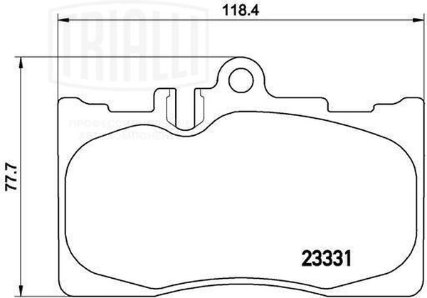 Колодки тормозные, дисковые Lexus LS430 Trialli PF 4356