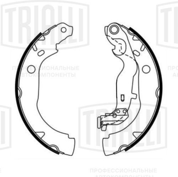 Колодки тормозные, барабанные Renault Duster Trialli GF 4412