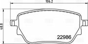 Колодки тормозные, дисковые MERCEDES CLA Trialli PF 2247