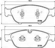 Колодки тормозные, дисковые AUDI A6 Avant Trialli PF 4173