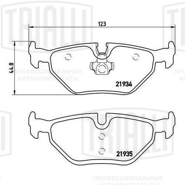 Колодки тормозные, дисковые BMW 3 Trialli PF 4092